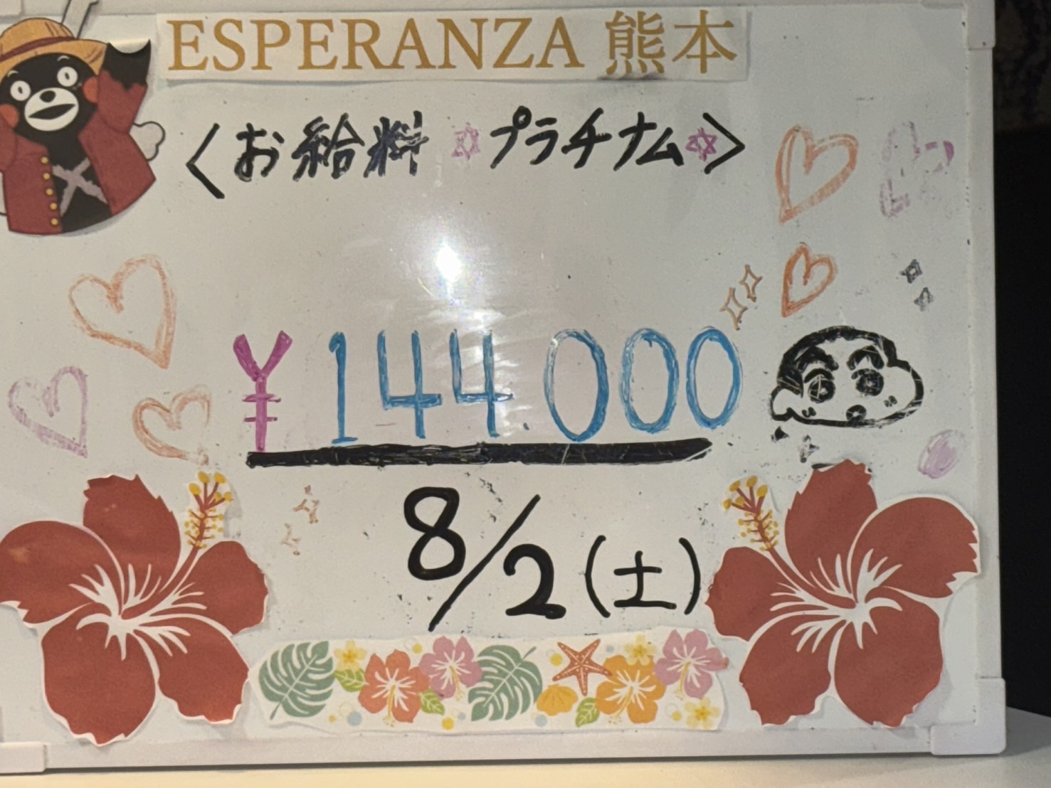 給料大公開♪
